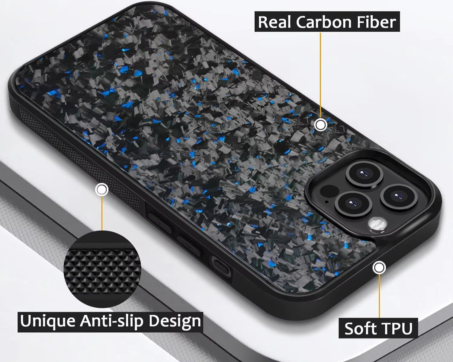 Forged Carbon Fiber Case (IPhone 11-13)