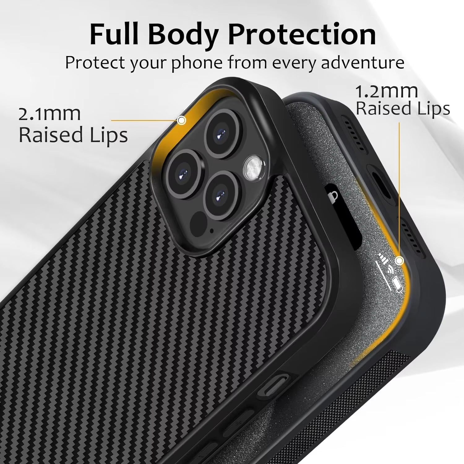 Luxury Gloss Real Carbon Fiber Armor Shockproof Cover for Iphone 15 Pro Max 14 13 12 11 Case Wireless Charge Forged Fiber Cover